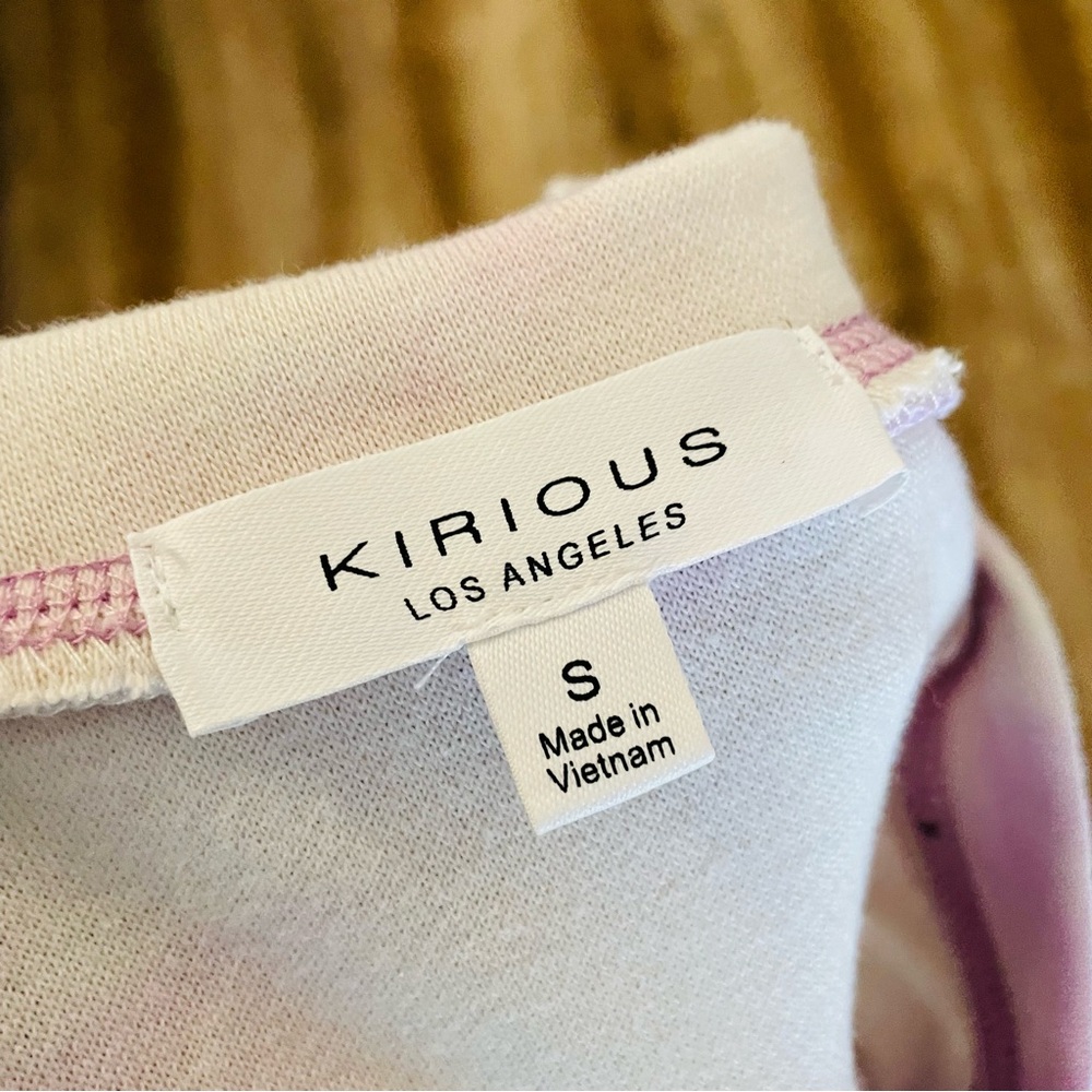 Kirious Los Angeles Reverse Stitch Tie Dye Top - Picture 6 of 6
